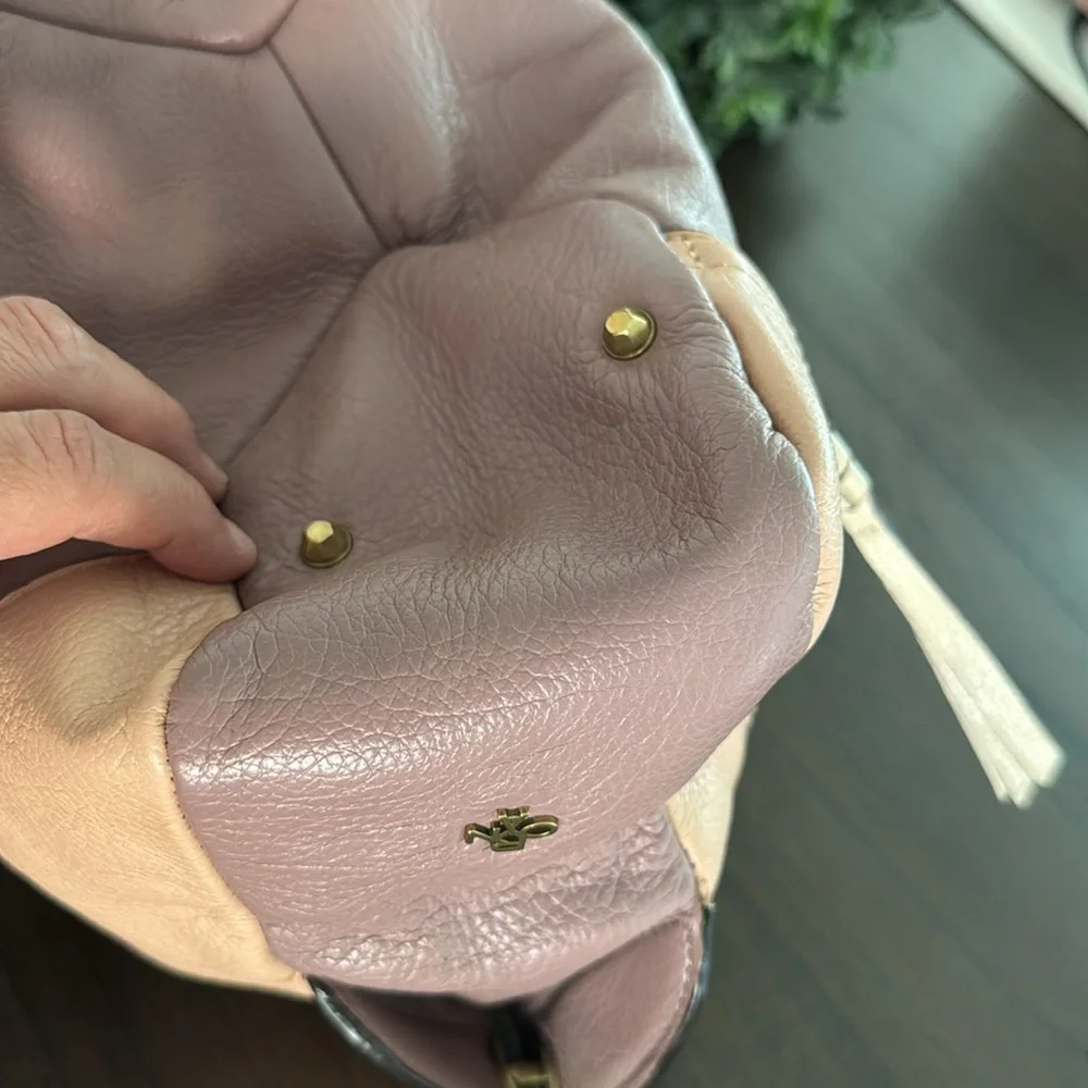 orYANY Pink and Cream Hobo Bag - Picture 8 of 12